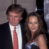 Melania Knauss und Donald Trump 1998 auf einer Party