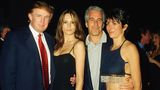 Melania Knauss und Donald Trump posieren mit dem Investmentbanker Jeffrey Epstein und Ghislaine Maxwell