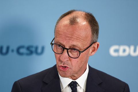 Auch er spricht oft von der Brandmauer zur AfD: Unionskanzlerkandidat Friedrich Merz