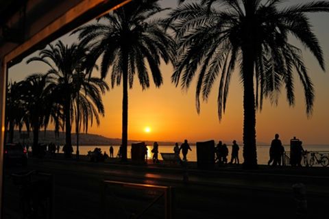 Die berühmte Promenade von Nizza