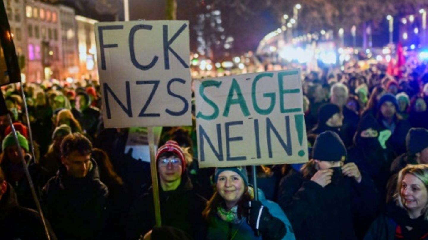 Demonstration in Köln vor einem Jahr