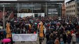 Nach Angaben der Polizei kamen 3000 Teilnehmer zu der Demonstration