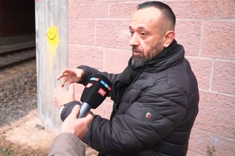 Michael Hein half, den Angreifer von Aschaffenburg zu stellen