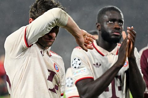 Finstere Mienen beim FC Bayern. Die Münchener müssen in der Champions League möglicherweise in die Playoffs