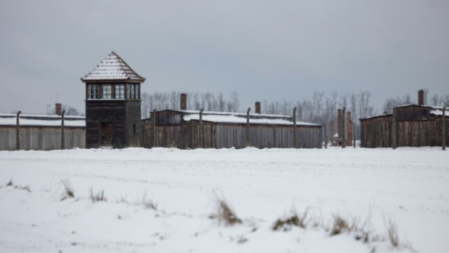 Wachturm in Auschwitz-Birkenau