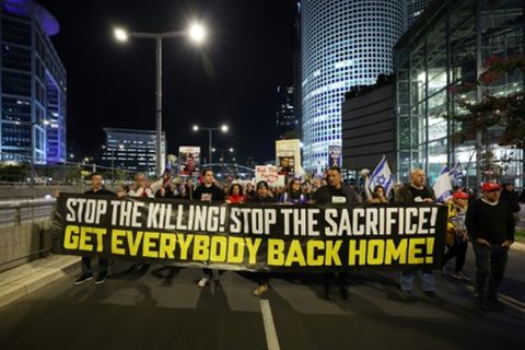 Demo für Geisel-Freilassung in Tel Aviv am Samstag