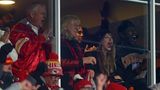 Taylor Swift in einer Loge im Stadion