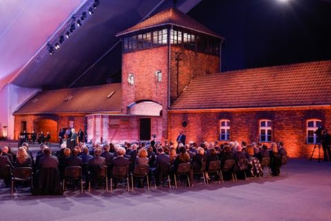 Gedenkfeier im ehemaligen KZ Auschwitz-Birkenau