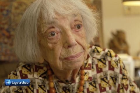 Margot Friedländer in der Tagesschau