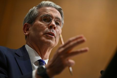 Scott Bessent während seiner Senatsanhörung