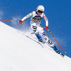 Victoria Rebensburg beim Abfahrtstraining 2016