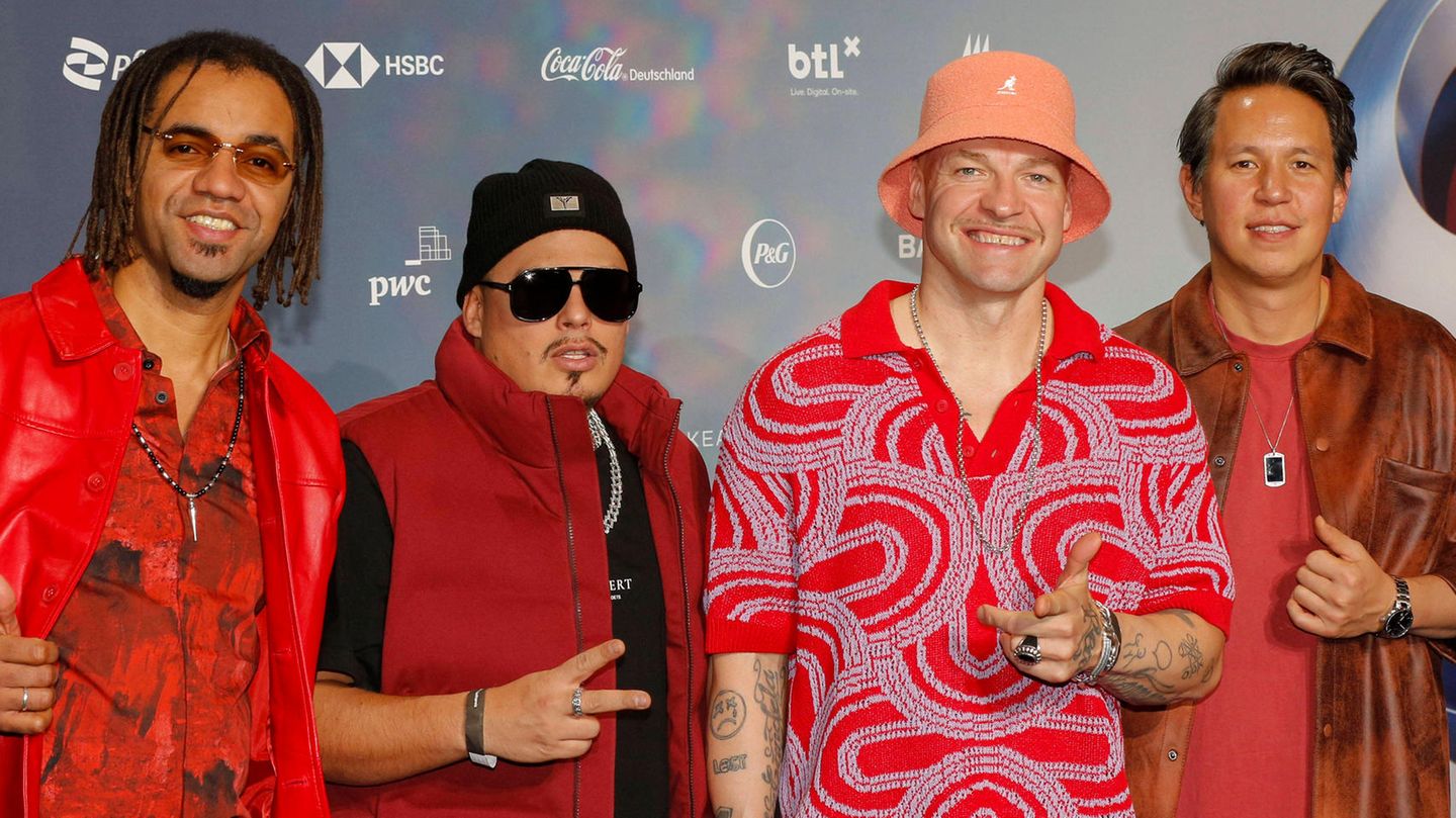 Die Berliner Band Culcha Candela bei einer Veranstaltung 2023