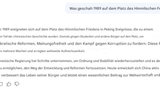 ... geht Deepseek immerhin ein bisschen auf das Massaker ein. Kritische Worte zu Chinas Vorgehen damals fallen jedoch nicht