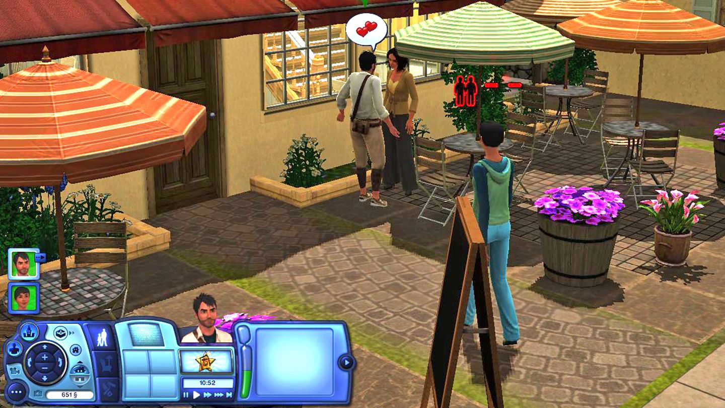Der Screen vom Spiel "Die Sims"