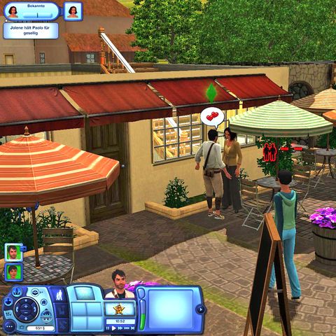 Der Screen vom Spiel "Die Sims"
