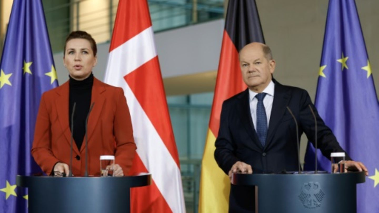 Mette Frederiksen und Olaf Scholz