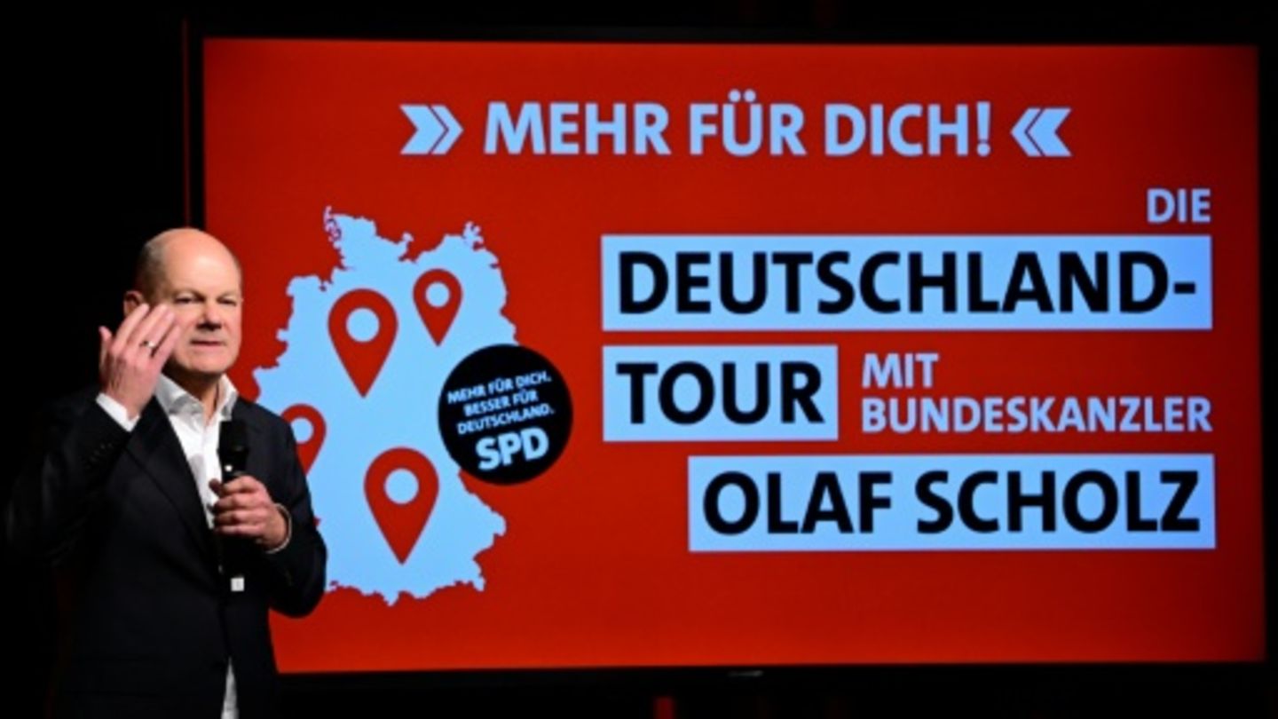 Scholz am Dienstagabend in Berlin