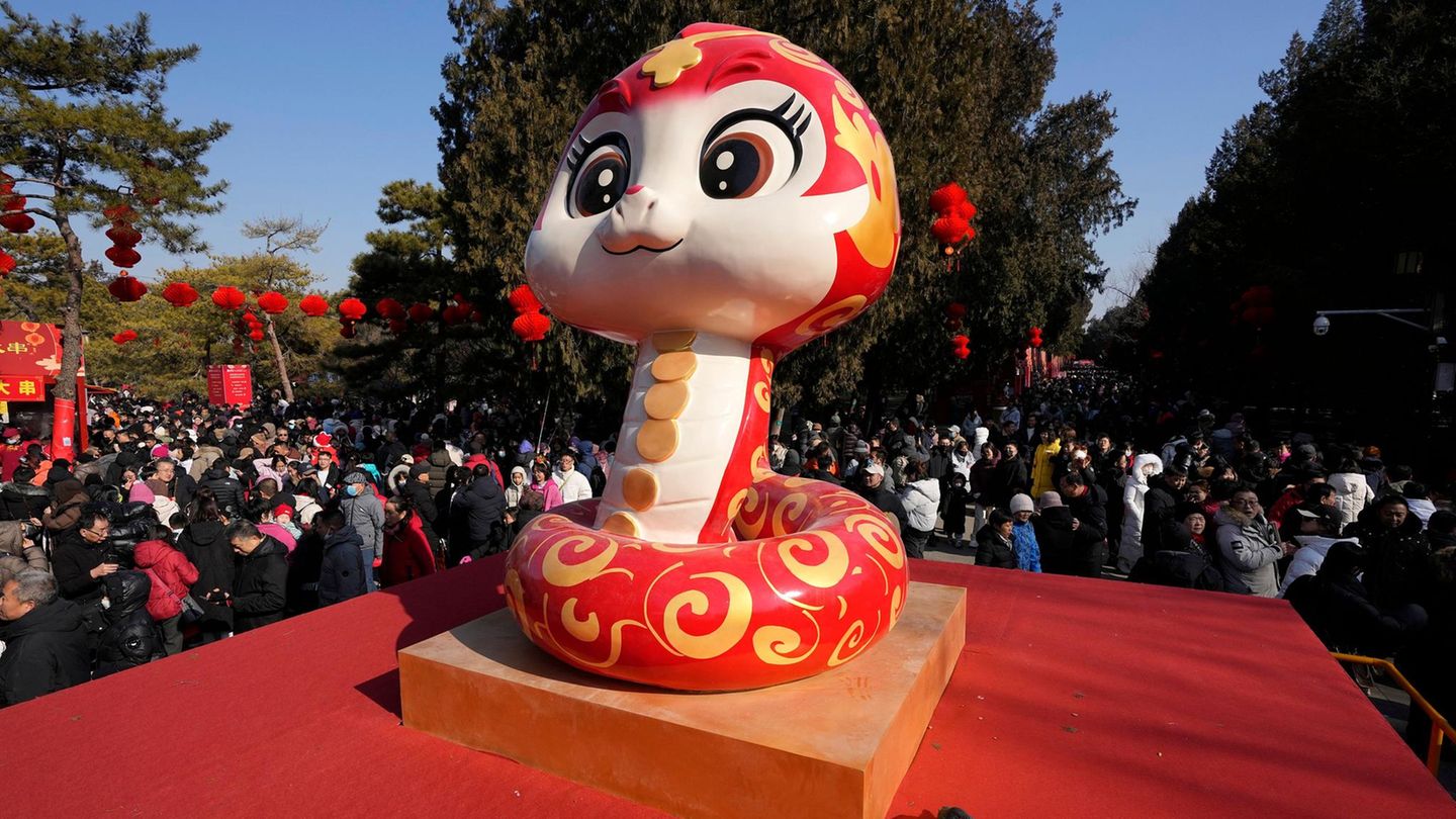 Symbolfoto zum Mond-Neujahr Jahr der Schlange