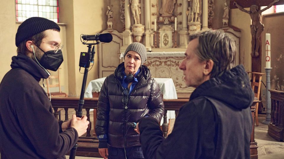 Désirée Nosbusch mit Hauptdarsteller Tim Roth