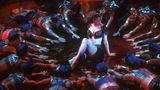 Nicole Kidman inmitten von männlichen Tänzern in einer Szene des Films "Moulin Rouge"