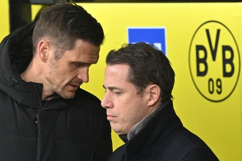 BVB-Bosse im Stress: Sportdirektor Sebastian Kehl und Geschäftsführer Sport Lars Ricken