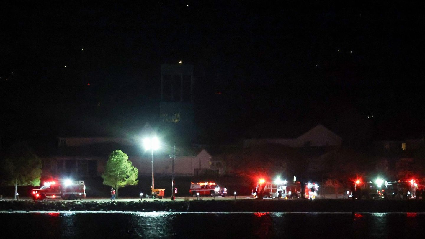 Rettungskräfte vor Ort in Washington