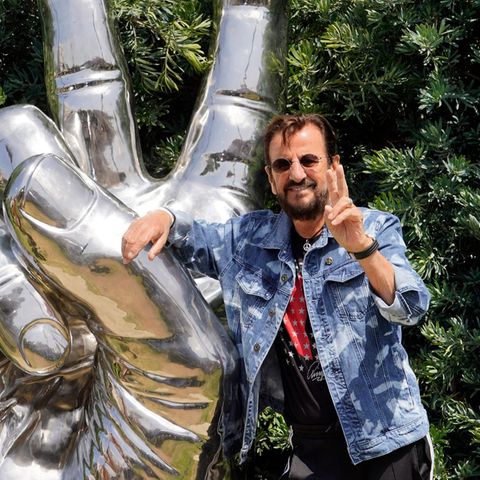Ringo Starr auf seiner Geburtstagsparty 1984