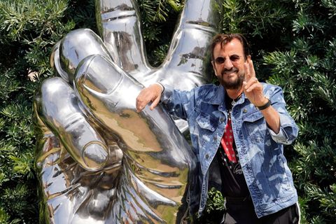 Ringo Starr auf seiner Geburtstagsparty 1984