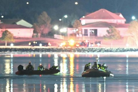 Rettungsboote auf dem Potomac