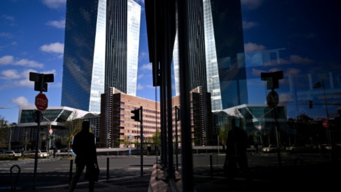 Der EZB-Turm in Frankfurt
