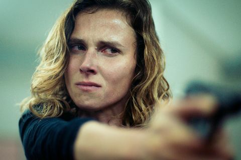 Karin Hanczewski in einer der 18 Folgen "Tatort" aus Dresden, in der sie als Ermittlerin Gorniak zu sehen war