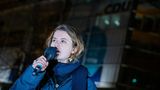 Luisa Neubauer bei Demo gegen die CDU