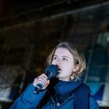 Luisa Neubauer bei Demo gegen die CDU