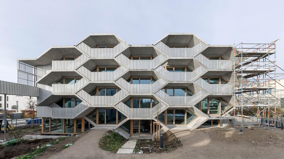 Das "Clusterwohnen Wabenhaus" von Architekt Peter Haimerl