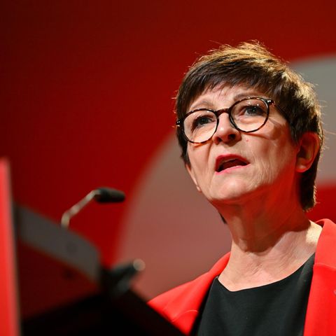 Die Vorsitzende der SPD Party, Saskia Esken