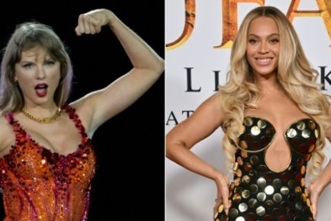 Taylor Swift (l.) und Beyoncé