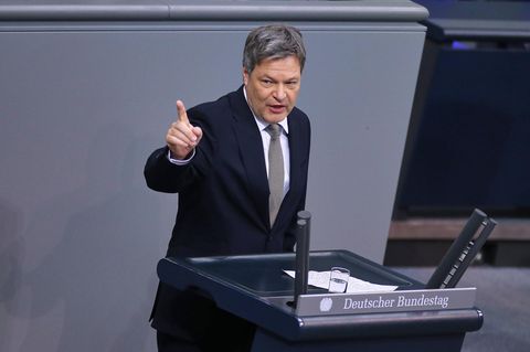 Robert Habeck im deutschen Bundestag