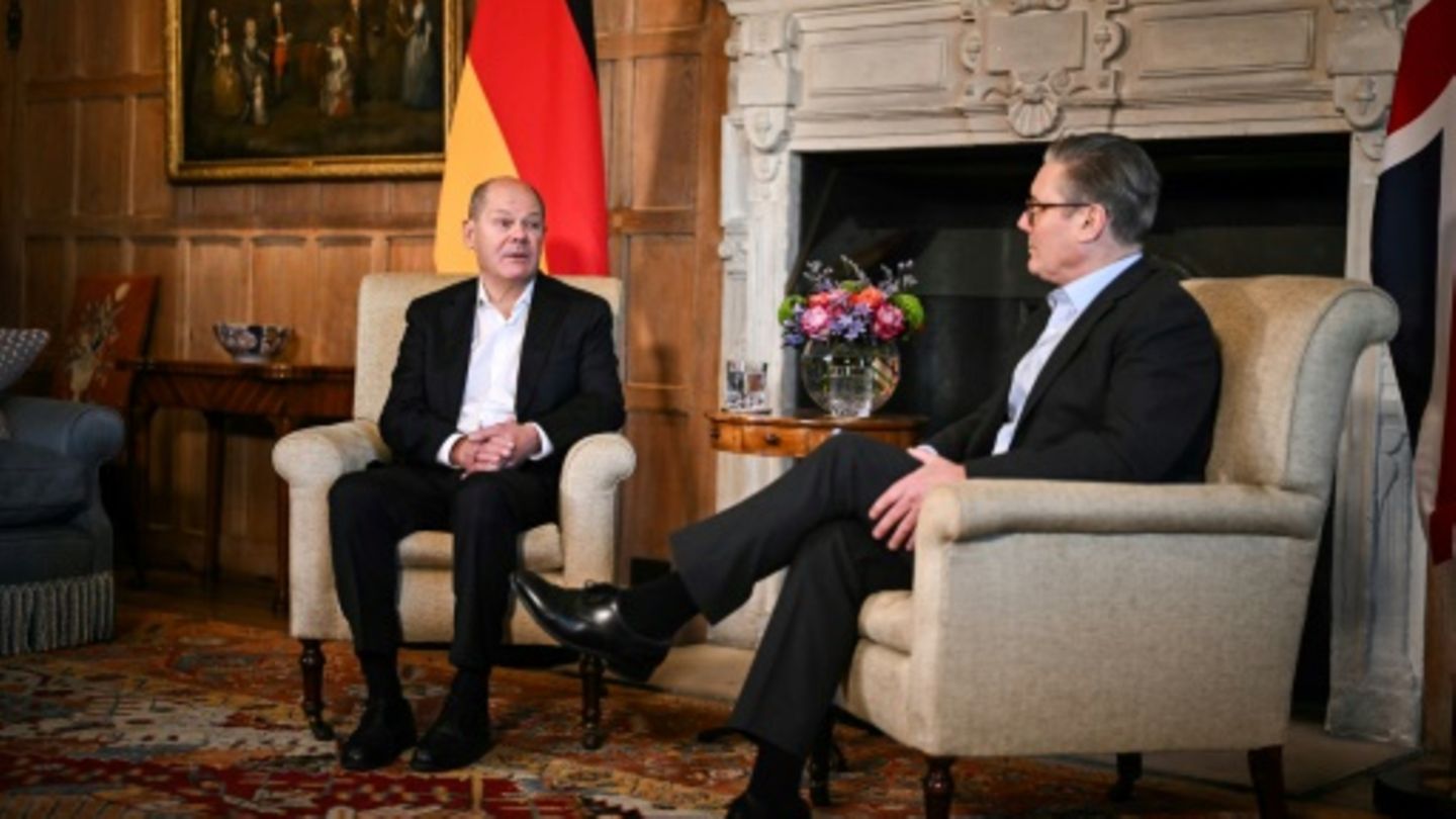 Scholz zu Besuch beim britischen Premier Starmer