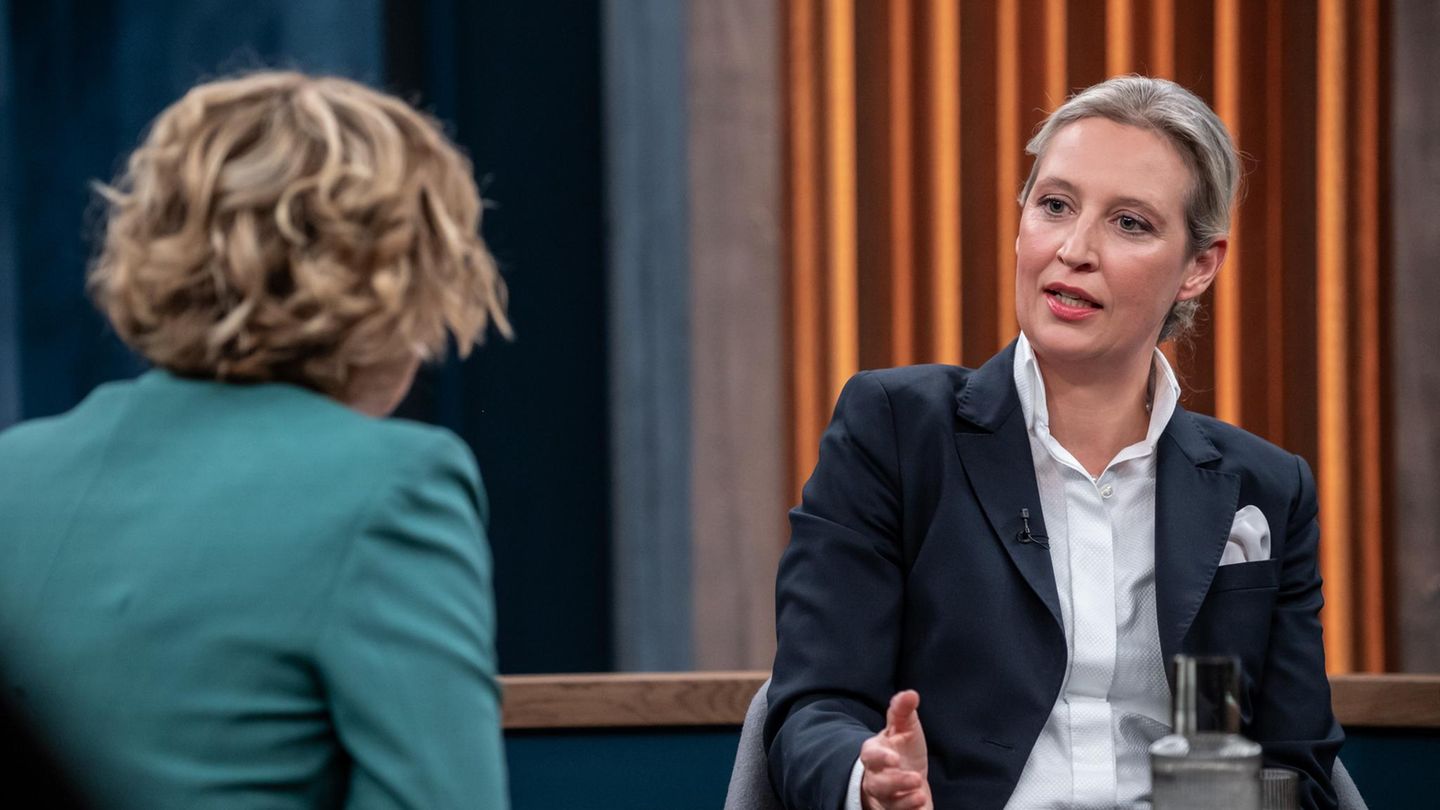 Caren Miosga with Alice Weidel: “Why do you twist your eyes?”