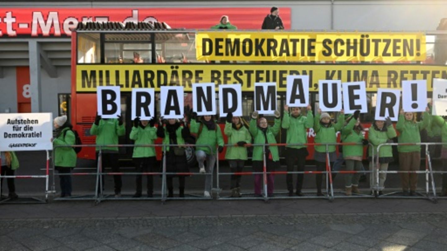 Protest gegen die CDU