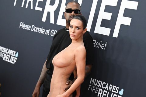 Rapper Kanye West und Ehefrau Bianca Censori bei den Grammys 2025     