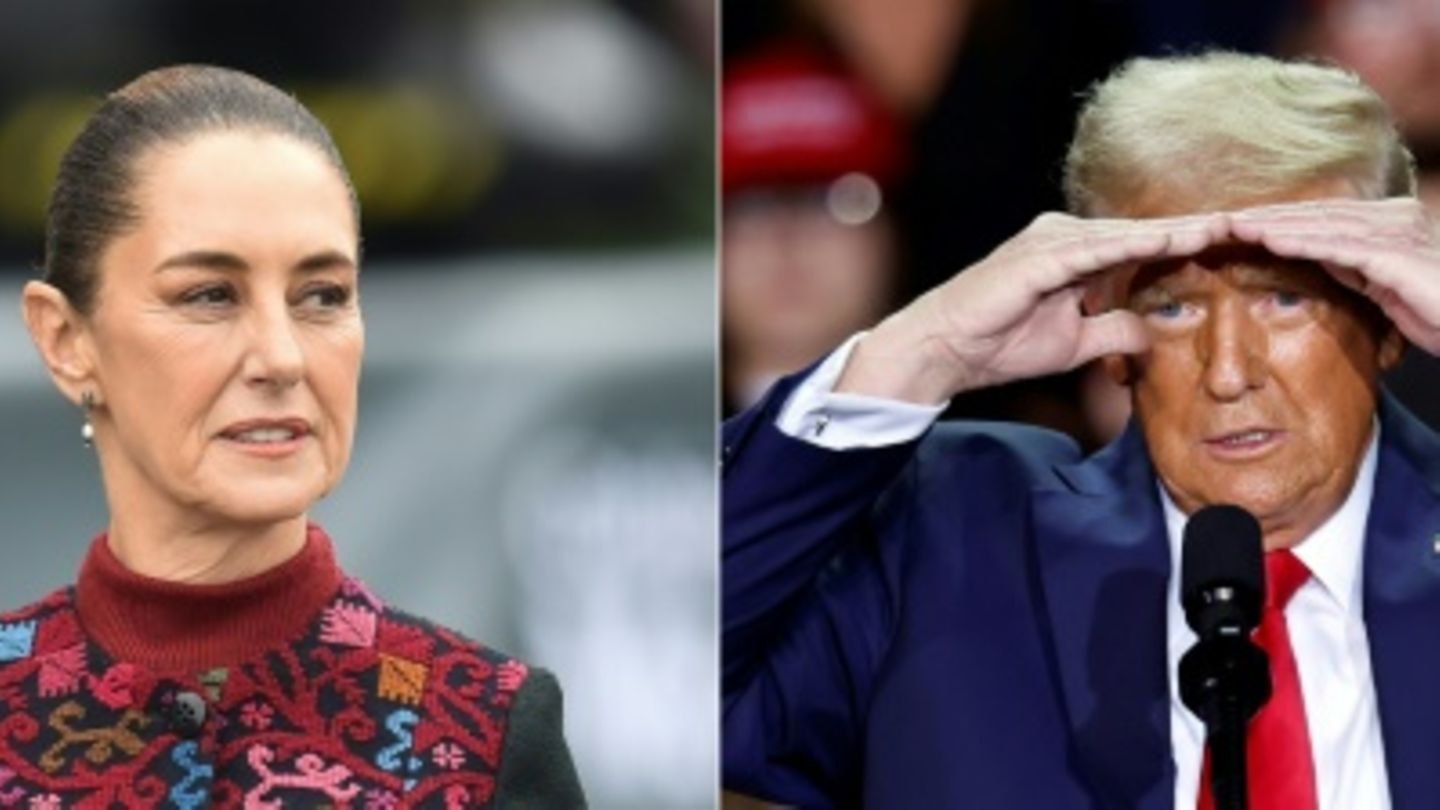 Claudia Sheinbaum und Donald Trump
