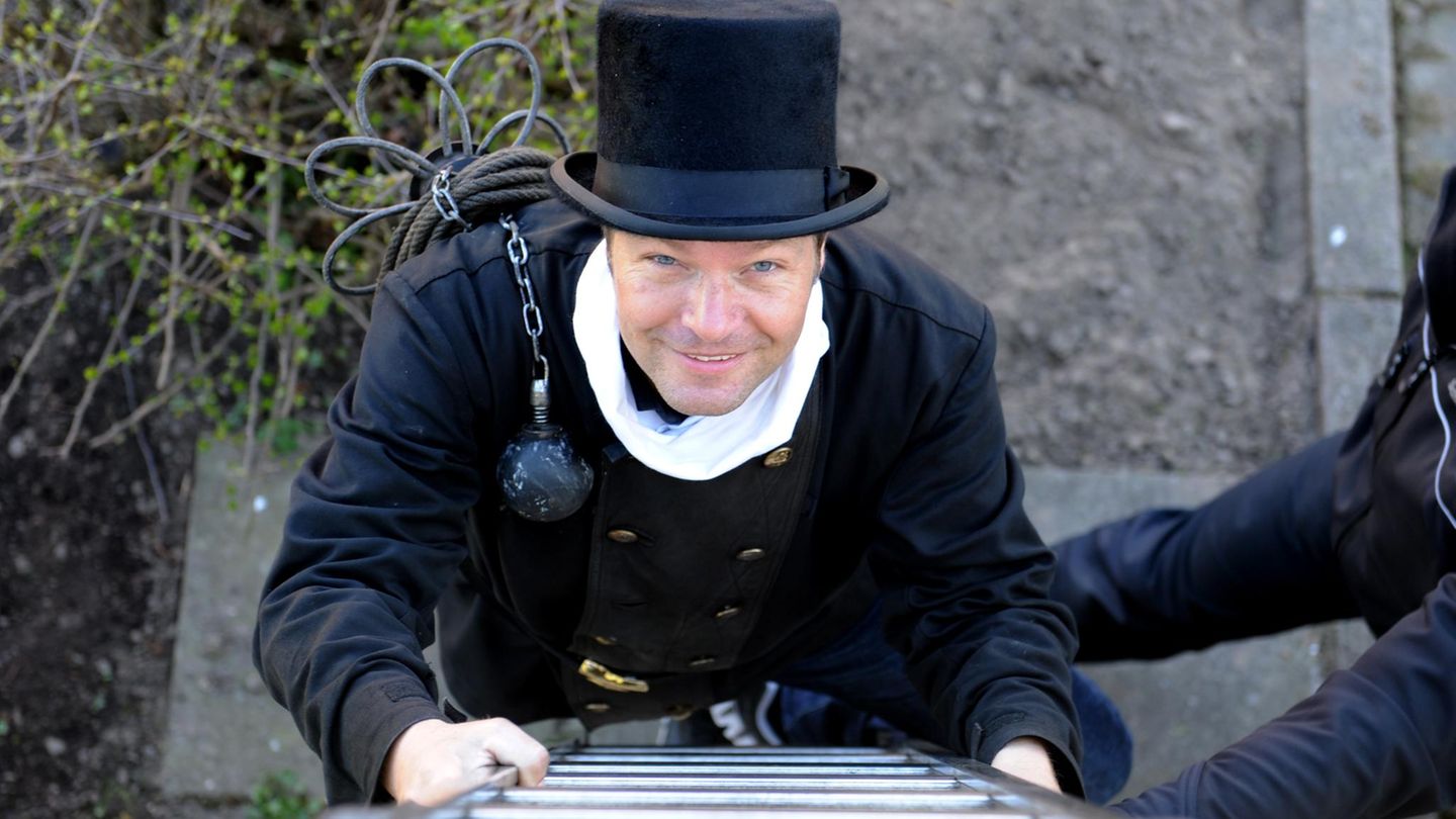 Robert Habeck als Schornsteinfeger