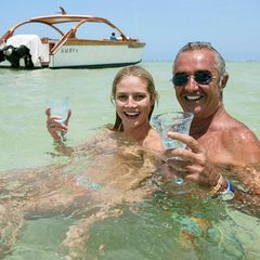 Heidi Klum und Flavio Briatore