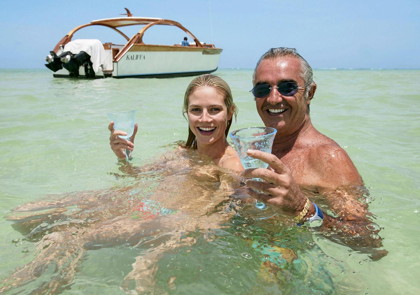 Heidi Klum und Flavio Briatore