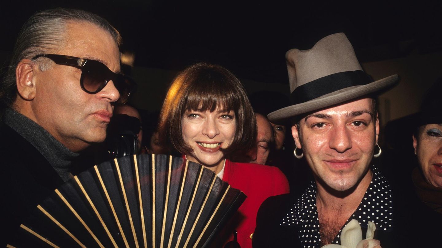Anna Wintour und John Galliano Anna Wintour und John Galliano