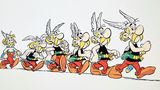 Frühe Zeichnung von Asterix