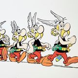 Frühe Zeichnung von Asterix