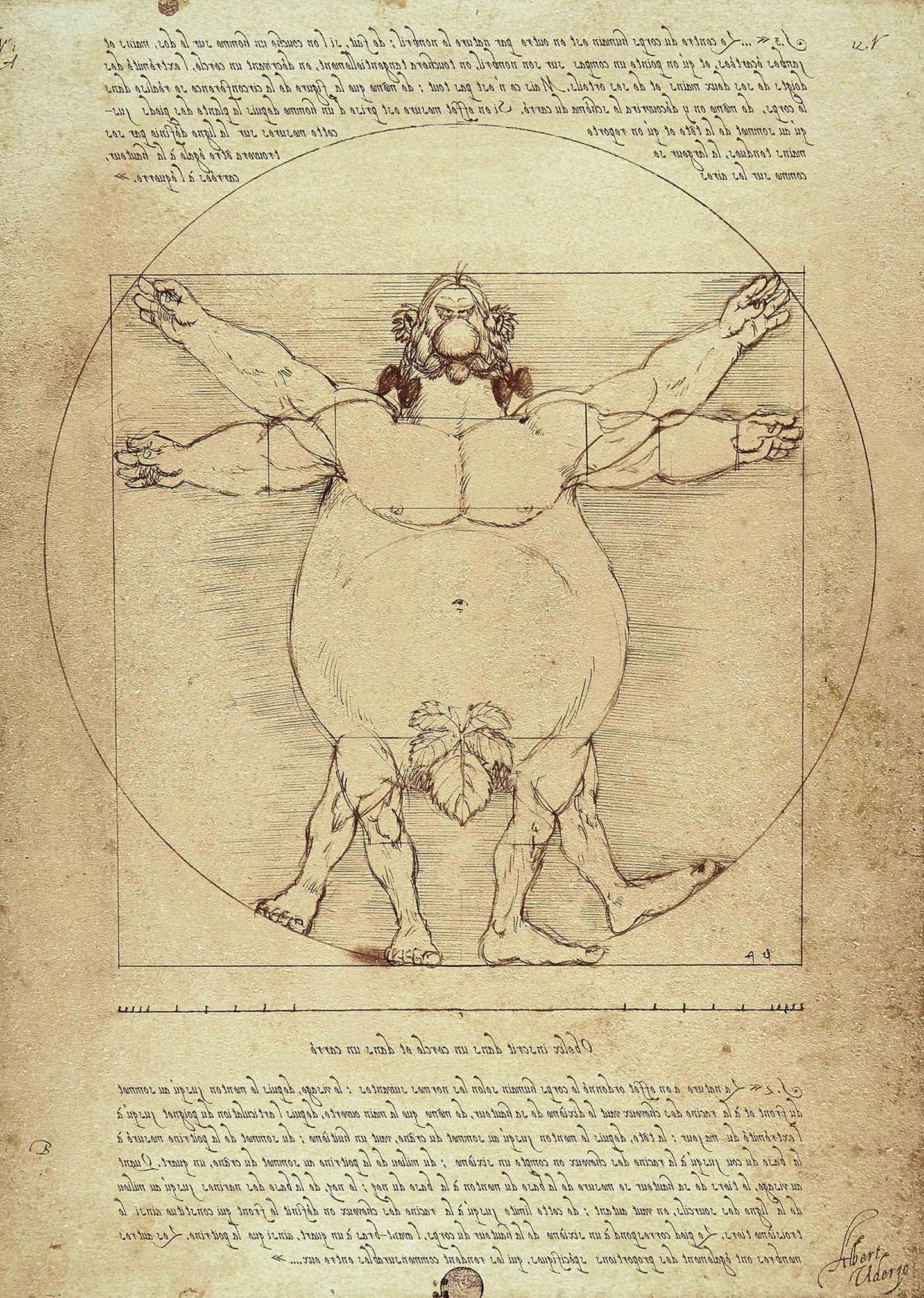 Proportionsstudie von Obelix