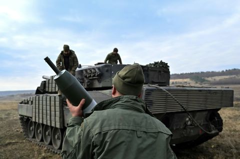 Leopard-2-Panzer in der Ukraine